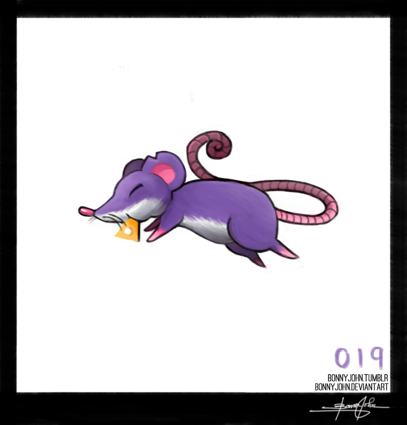 Illustration for article titled Rattata! Pokemon One a Day!